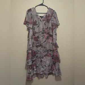 Floral Ruffled Mini Dress